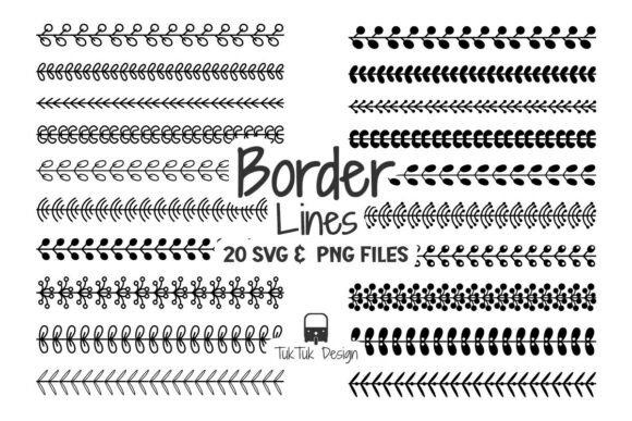 Download Floral Border Line SVG PNG Divider Strip - Premium Resources