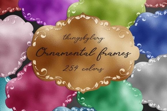 Download Ornamental Decorative Foil Frame PNG - Decorative Collection