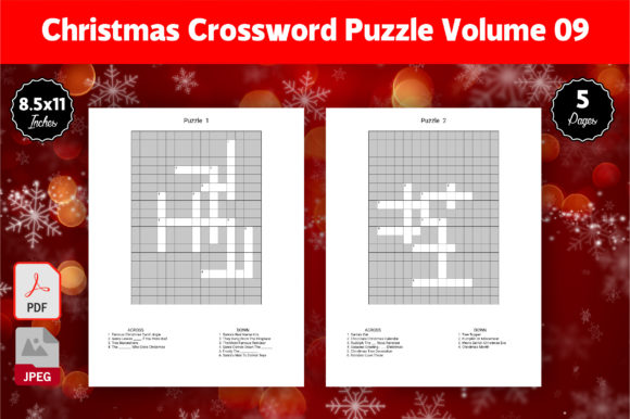 Download Christmas Crossword Puzzle KDP Volume-09 - Crossword Collection