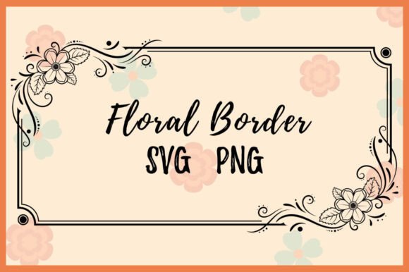 Download Vintage Floral Decorative Frame Border - Decorative Collection